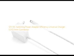 Adaptateur de commutation de courant courant 12V Efficacité Chargeur universel 5.5*2.1mm Connecteur